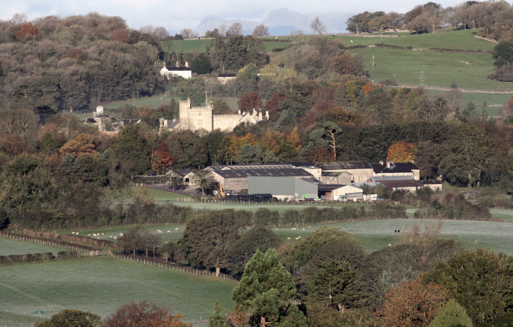 farm trail in October at Low Sizergh Barn