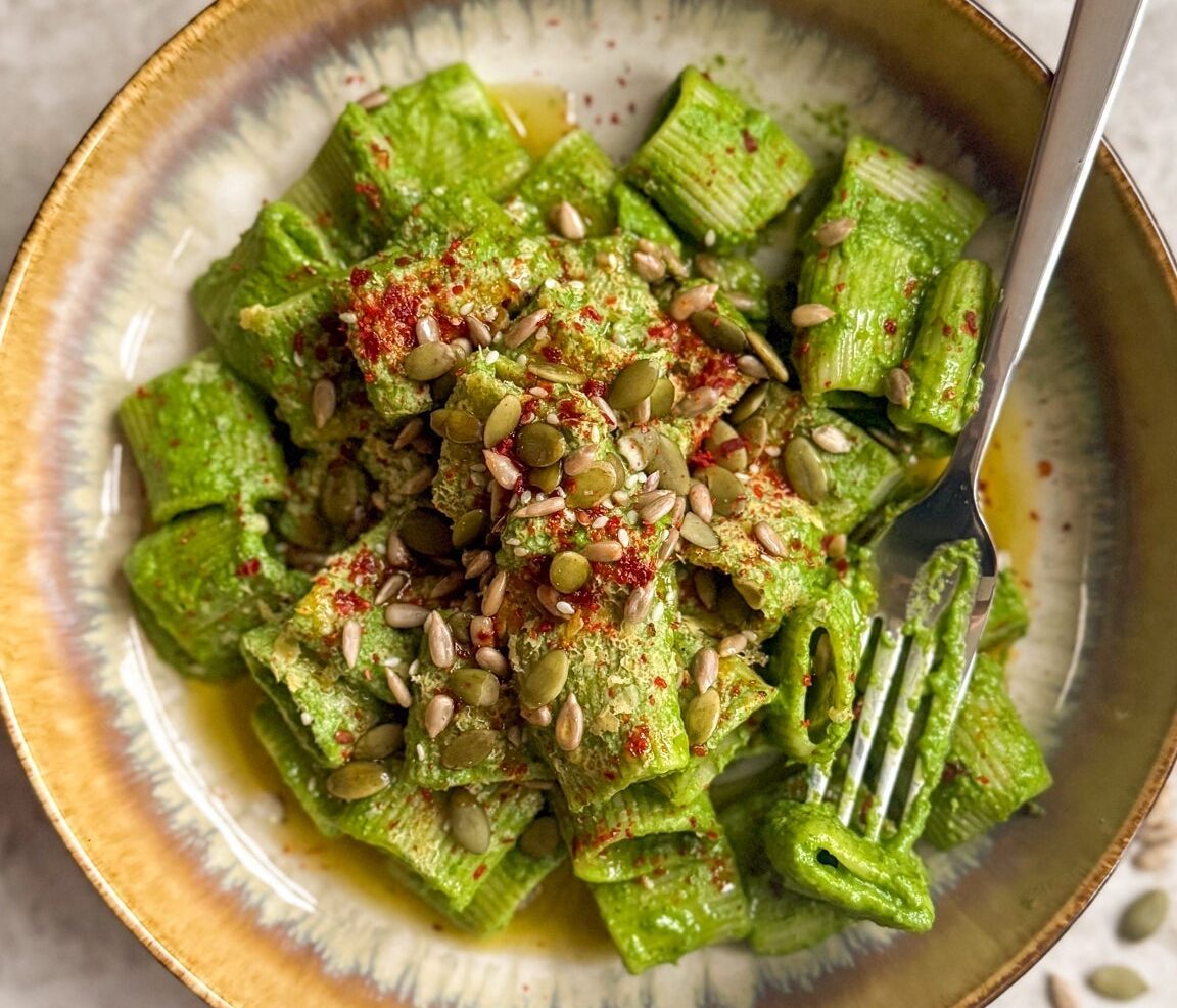 Green goddess rigatoni - Low Sizergh Barn
